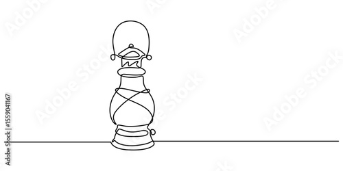 Abstract vintage kerosene lamp or lantern continuous one line art vector illustration, Kerosene lantern one line continuous. Line art paraffin lamp. Hand drawn vector art,  Camping backpack vector pro