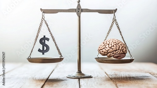 A balance between brain and money