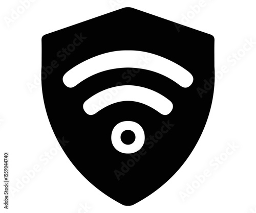 Wireless internet and RSS feed symbols for web communication