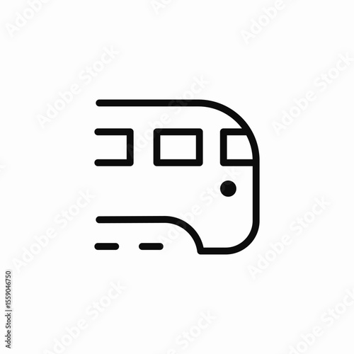 bus stop icon sign vector