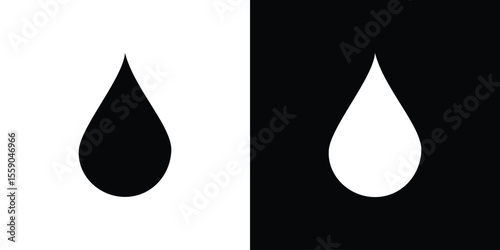 Water drop icon vector design element vector eps 10