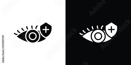 Vision insurance icon vector design element vector eps 10