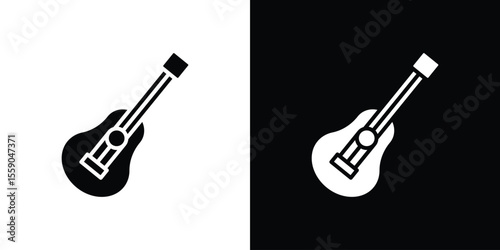 Ukulele icon vector design element vector eps 10
