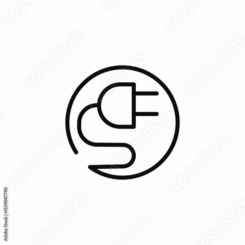 electricity faclity icon sign vector