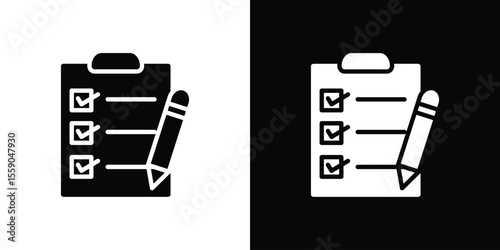 Survey icon vector design element vector eps 10