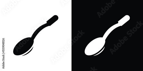 Spoon icon vector, Symbol, logo illustrations