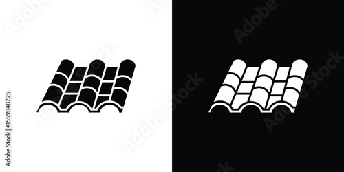 Roof tile icon vector design element vector eps 10