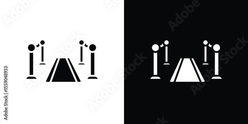 Red carpet icon vector design element vector eps 10