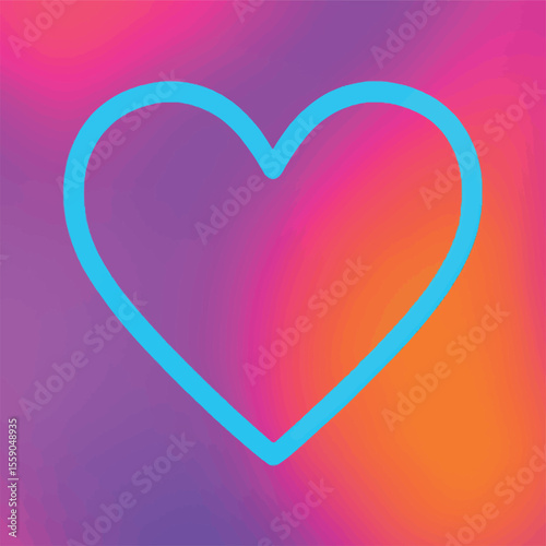 Pink Heart Designs on Blue and Pink Backgrounds for Romantic Themes