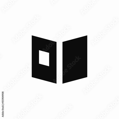 magazine read icon sign vector