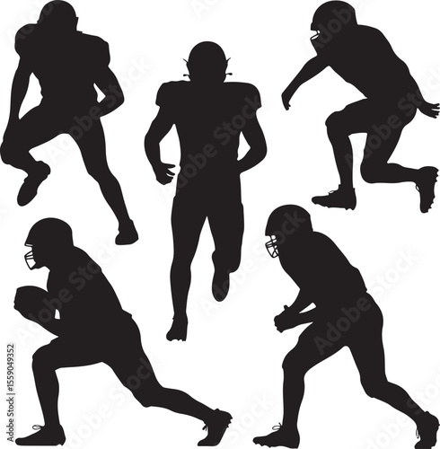 American Football Player Silhouette Bundle – SVG PNG for Cricut

Football Action Silhouettes – Tackle, Throw, Catch Vector Set

Helmet & Touchdown Silhouettes – Sports Clipart for DIY Projects

Americ