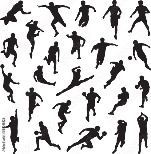 American Football Player Silhouette Bundle – SVG PNG for Cricut

Football Action Silhouettes – Tackle, Throw, Catch Vector Set

Helmet & Touchdown Silhouettes – Sports Clipart for DIY Projects

Americ