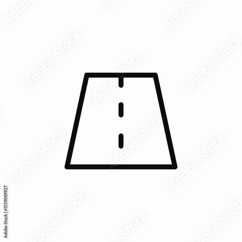 road lanes icon sign vector