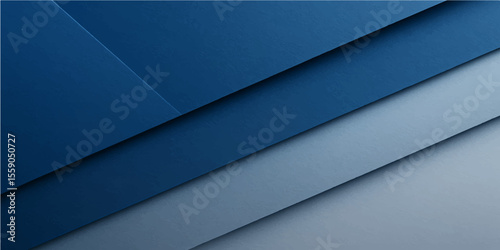 Modern Blue Technology Abstract with Layered Angles and Shiny Highlights.
