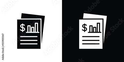 Income statement icon vector design element vector eps 10