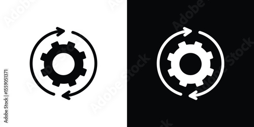 Implementation icon vector design element vector eps 10