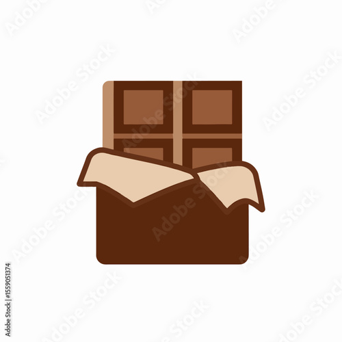 Delicious chocolate bar in brown wrapper. Sweet chocolate bar perfect for World Chocolate Day celebration.  Enjoy rich, creamy chocolate treat this World Chocolate Day.