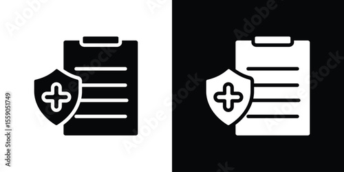 Health insurance icon vector design element vector eps 10