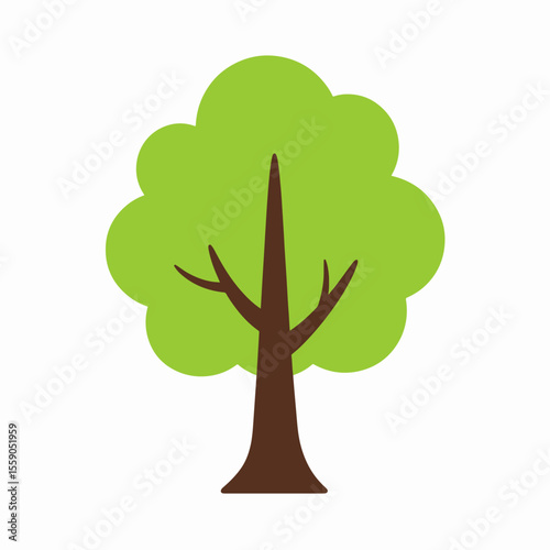 World Nature Conservation Day with green tree illustration representing natural conservation. World Nature Conservation Day celebrated with tree icon symbolizing environmental protection,