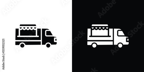 Food truck icon vector design element vector eps 10