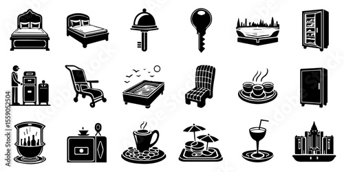 Hotel & Hospitality Icons