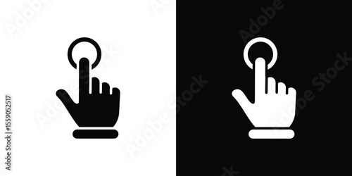 Finger control icon vector design element vector eps 10