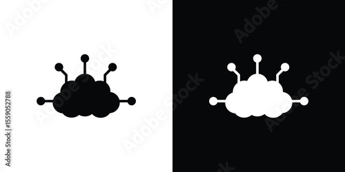 edge computing icon vector design element vector eps 10