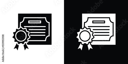 Diploma icon vector, Symbol, logo illustrations