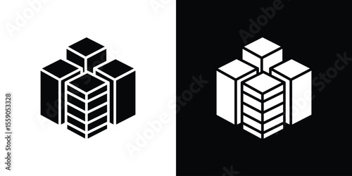Data center icon vector design element vector eps 10