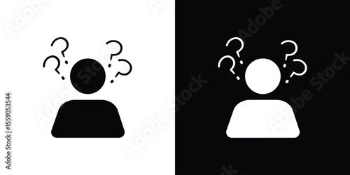 Curious human icon vector design element vector eps 10