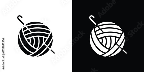 Crochet icon vector design element vector eps 10