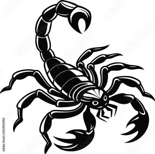 Scorpion tattoo vector