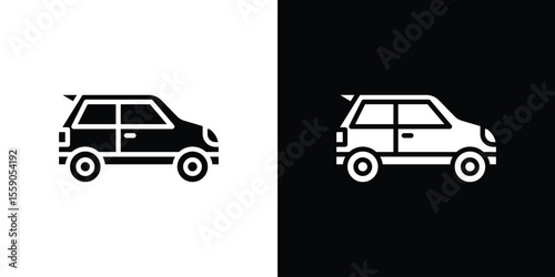 Compact car icon vector design element vector eps 10
