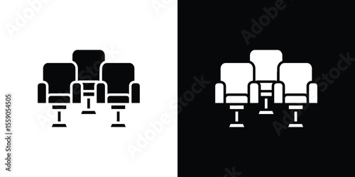 Cinema seat icon vector design element vector eps 10