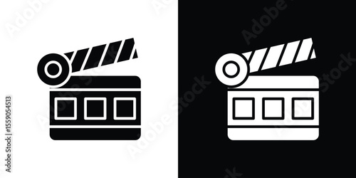 Cinema flapper icon vector design element vector eps 10