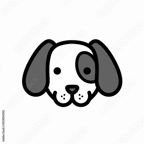Celebrating National Mutt Day with adorable dog illustration, sweet animal drawing with playful puppy face. National Mutt Day illustration showcases lovable pet in celebration of mixed-breed dogs.