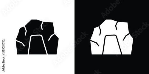 cave icon vector design element vector eps 10