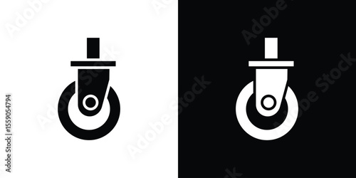 Cart trolley wheel icon vector design element vector eps 10