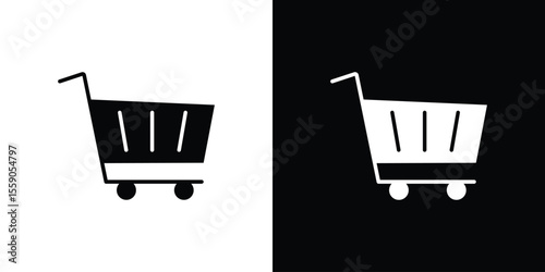 Cart icon vector, Symbol, logo illustrations