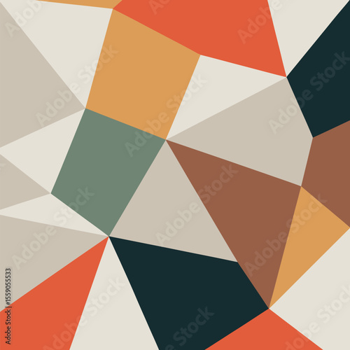 Geometric Abstract polygons background