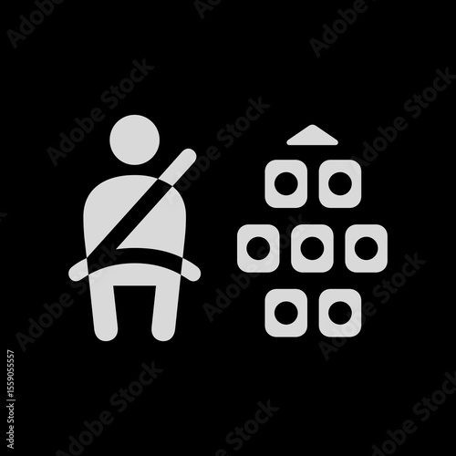 Driver with Multiple Passengers Icon