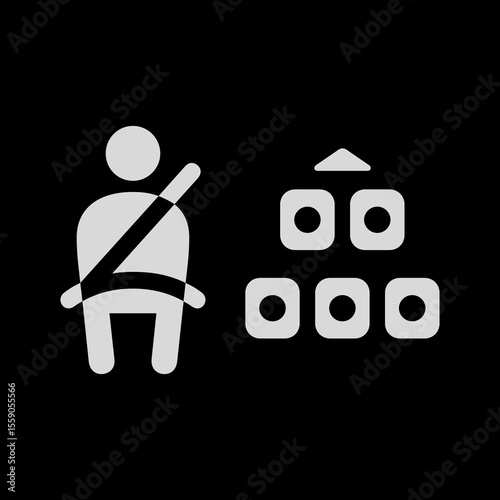 Driver with Five Passengers Alt Icon