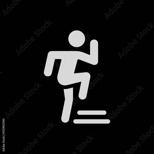 Step Training Icon