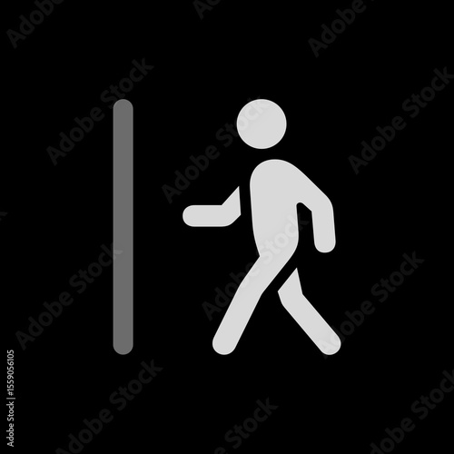 Walking Arrival Icon