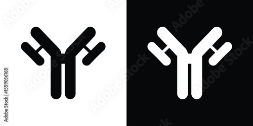 Antibody icon vector, Symbol, logo illustrations