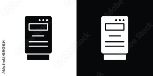 Air purifier icon vector design element vector eps 10