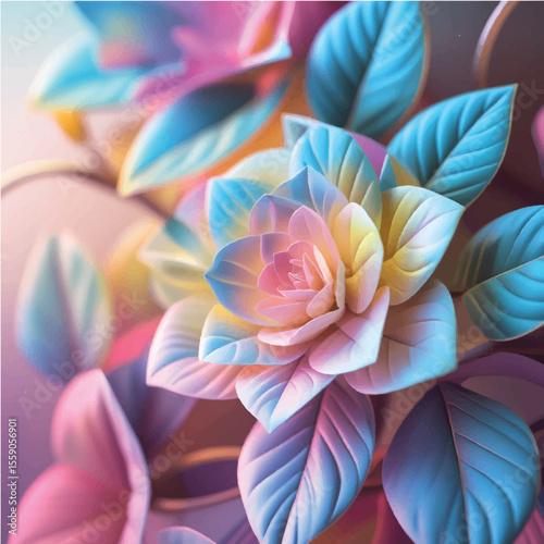 Pink lotus and dahlia flowers bloom in a colorful garden, showcasing nature's beautiful summer flora