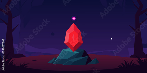 Here's a single sentence combining those elements:

A lonely ship sails under a starlit winter night sky, its silhouette mirrored on the moonlit sea near a distant city landscape