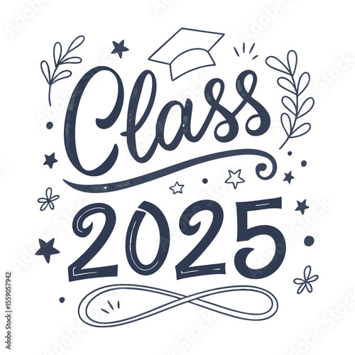 Class of 2025 photo and template and social media post