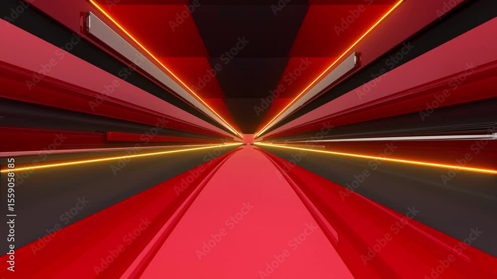 custom made wallpaper toronto digitalAbstract Red Glass Background. Digital Geometric red Layout with yellow strips line. Stripes Intro Template. Simple Corporate Red Background
